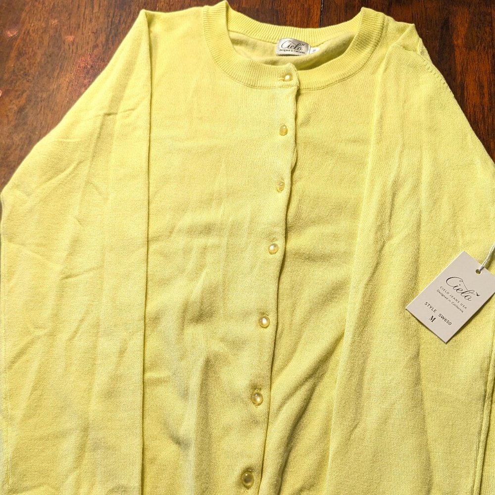 Yellow Cielo Sweater